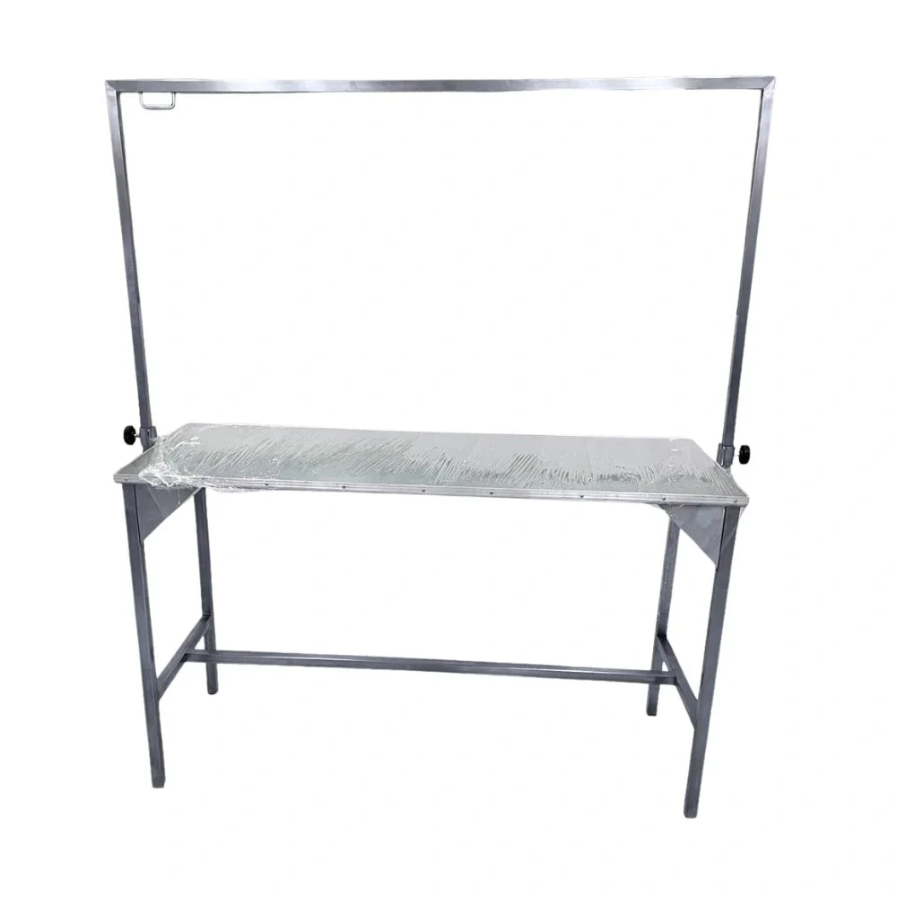 Mesa de estética fija grande para trabajo de estética, cepillado y arreglo canino