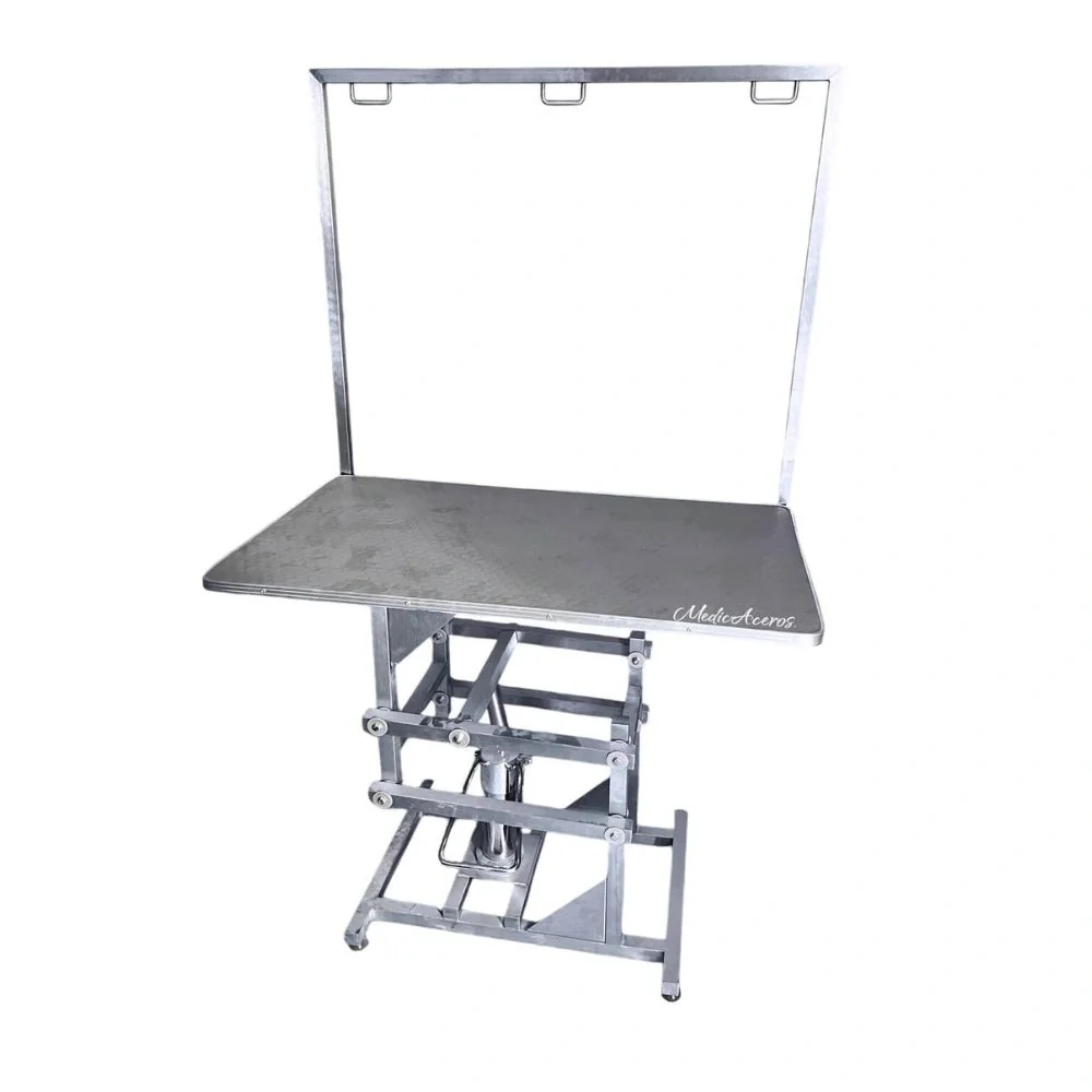 Mesa de estética estructural hidráulica para trabajo de estética, cepillado y arreglo canino